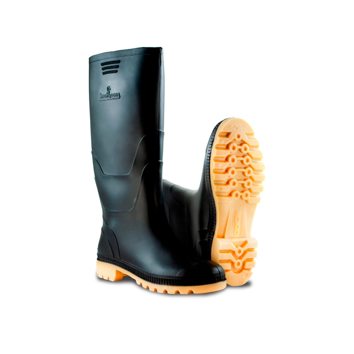 BOTA TROCHADORA NEGRO AMARILLO