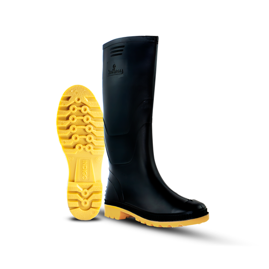 Bota Trochadora negro amarillo